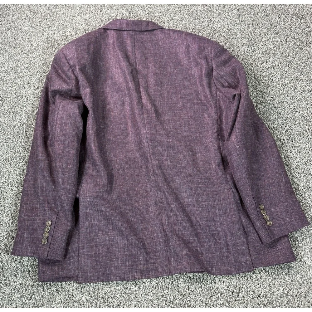 Tailo Red Loro Piana Summertime Blazer Men's Size 48 Regular Wool Blend